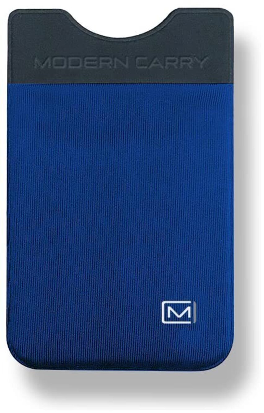 6287 Slim Credit Card Wallet Ultra Thin Navy with 2 Card Slots